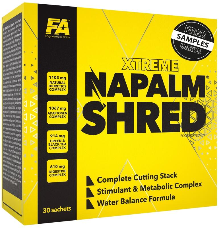 FA Nutrition Xtreme Napalm SHRED, 30 Beutel