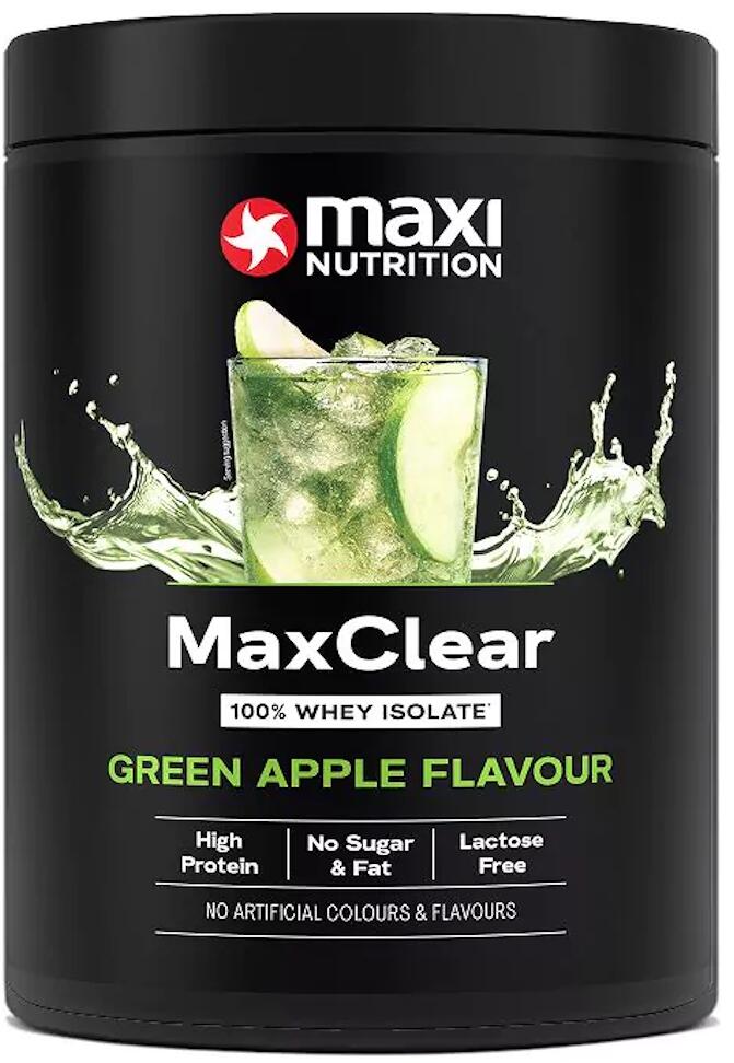 MaxiNutrition MaxClear 100% Whey Protein Isolate, 300 g Dose, Green Apple