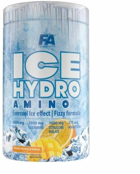 FA Nutrition ICE Hydro Amino, 480 g Dose, Frozen Orange Mango