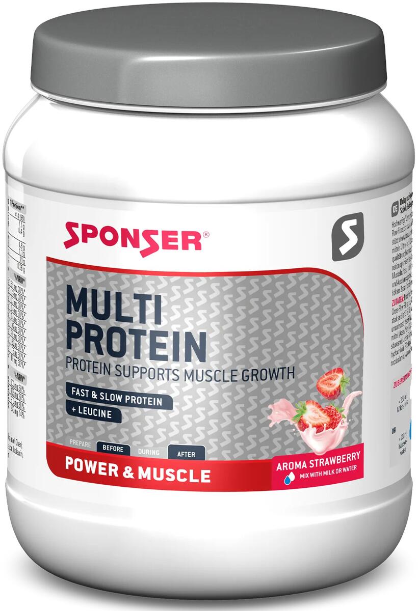 Sponser Multi Protein, 850g Dose, Strawberry