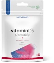 Nutriversum Vitamin D3 Chewable, 60 Tabletten, Unflavored