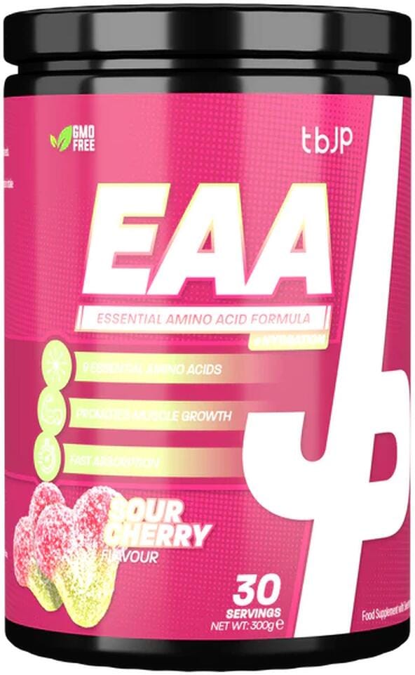 Trained by JP EAA + Hydration, 300 g Dose, Sour Cherry