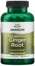 Swanson Ginger Root 540 mg, 100 Kapsel