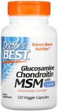 Doctor's Best Glucosamine Chondroitin MSM with OptiMSM, Kapseln