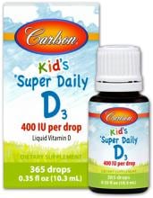 Carlson Labs Kid"s Super Daily D3, 10 ml Flasche