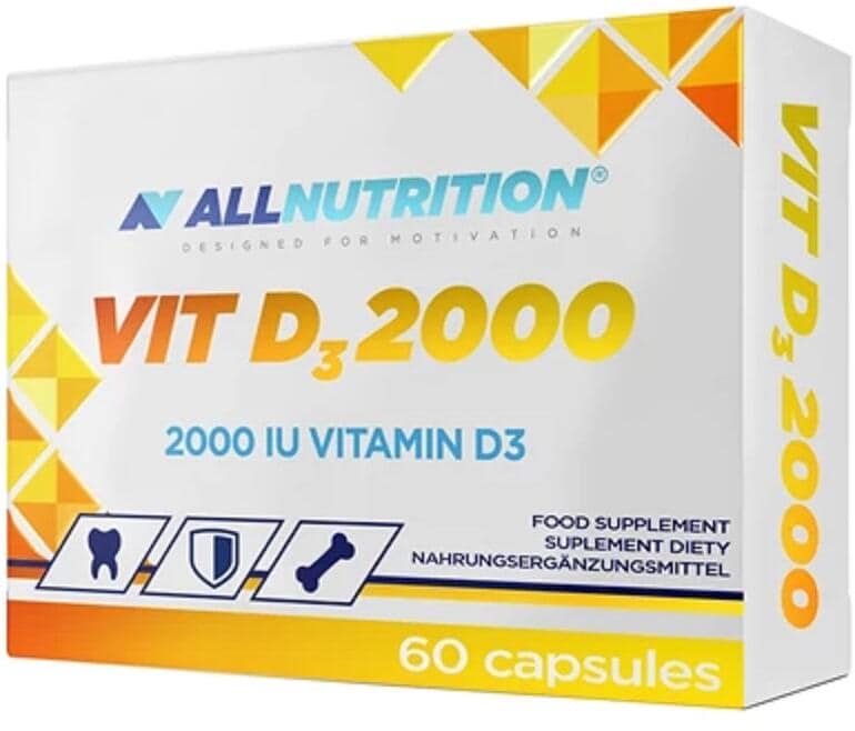 Allnutrition Vit D3 2000, 2000 IU. 60 Kapseln