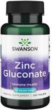 Swanson Zinc Gluconate 30 mg, 250 Tabletten