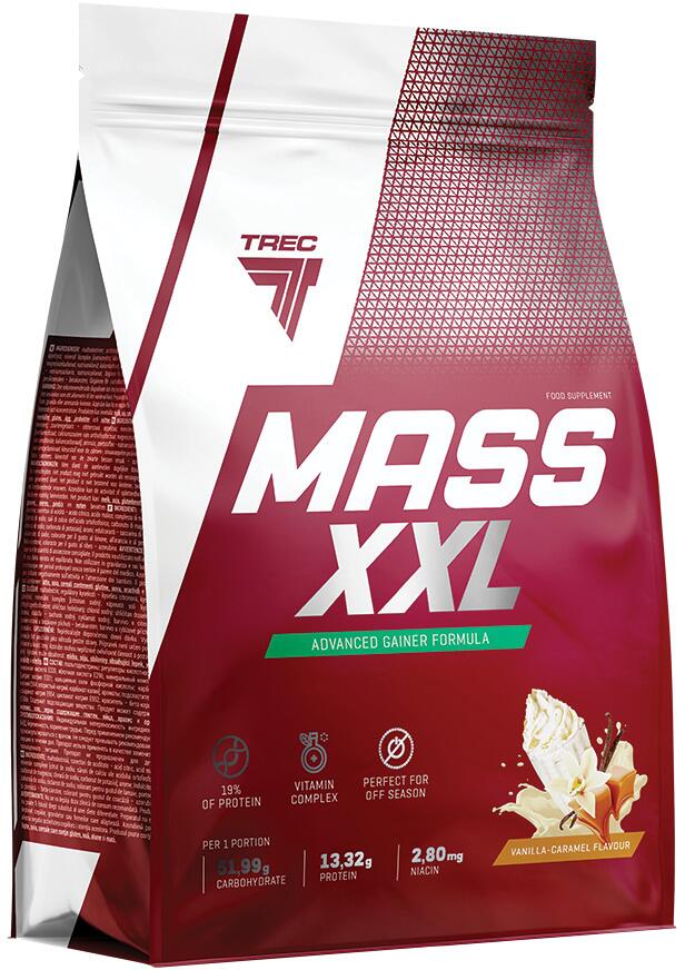 Trec Nutrition Mass XXL - Advanced Gainer Formula, 3000 g Beutel, Vanilla