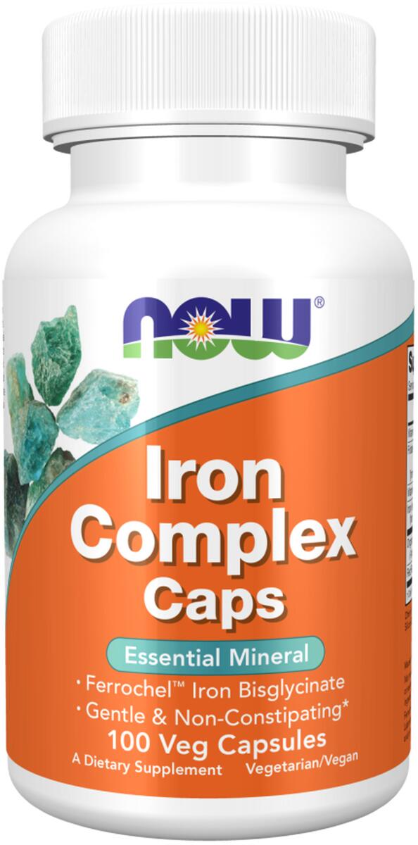 Now Foods Iron Complex - Eisen, 100 Kapseln