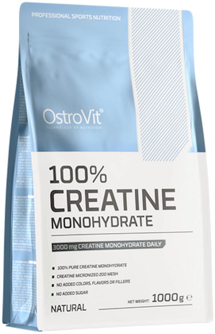 OstroVit Creatine Monohydrate, 1000 g Beutel, Natural