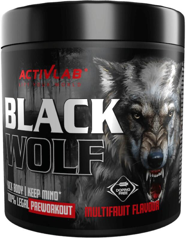 Activlab Black Wolf Preworkout, 300 g Dose, Lemon