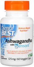 Doctors Best Ashwagandha with Sensoril - 125 mg, 60 Kapseln