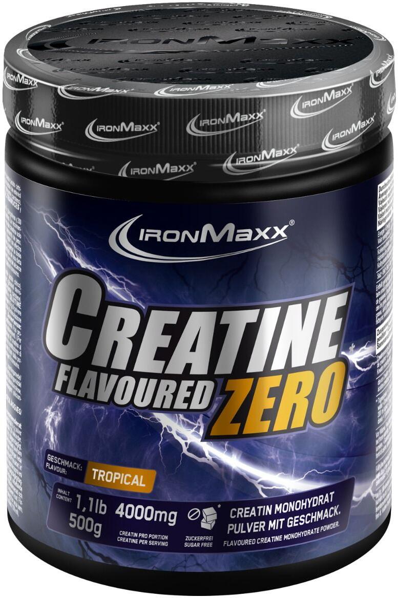 IronMaxx Creatine Flavoured Zero, 500 g Dose, Tropical