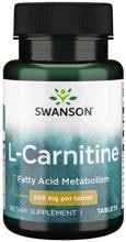 Swanson L-Carnitine 500 mg, Tabletten