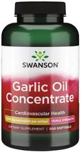 Swanson Garlic Oil Concentrate Triple Stength 1500 mg, 500 Softgels