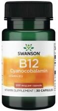 Swanson Vitamin B12 Cyanocobalamin - 500 mcg 