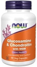 Now Foods Glucosamine & Chondroitin with MSM, 90 Kapseln