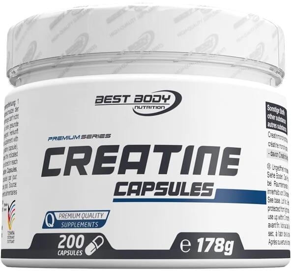 Best Body Nutrition Creatin Kapseln, 200 Kapseln Dose