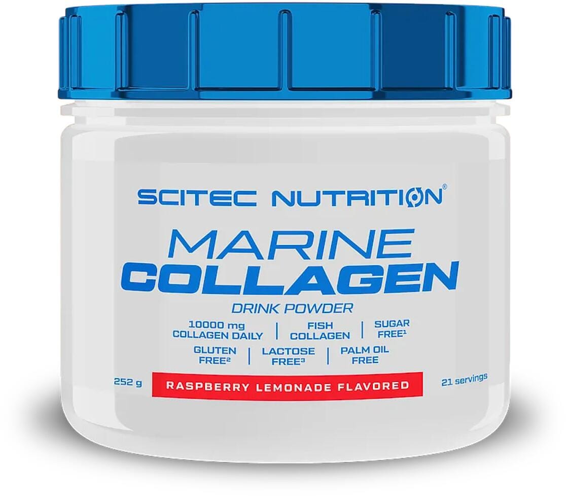 Scitec Nutrition Marine Collagen, 252 g Dose, Raspberry Lemonade