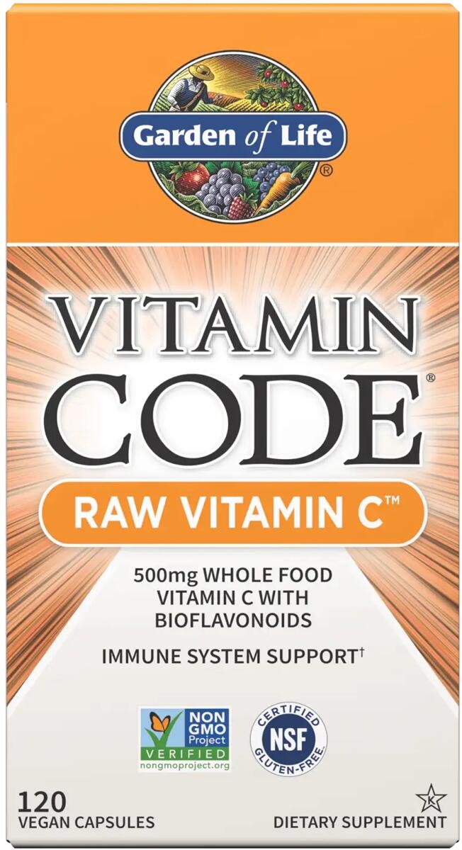 Garden of Life Vitamin Code RAW Vitamin C, 120 Kapseln