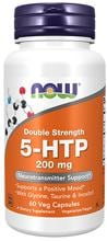 Now Foods Double Strength 5-HTP 200 mg, 60 Kapseln