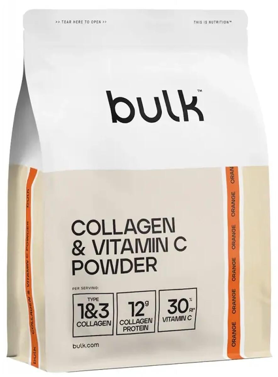 Poudre Collagène + Vitamine C BULK - 500g - Saveur Neutre - Date Péremption 07/2029 - Neuf