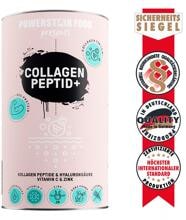 Powerstar Food COLLAGEN PEPTID + Hyaluronsäue, Vitamin C & Zink, 500 g Dose