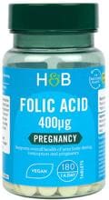 Holland & Barrett Folic Acid - 400 µg, 180 Tabletten
