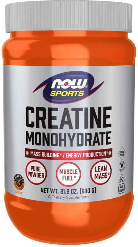 Now Foods Creatine Monohydrate Pure Powder, 600 g Dose