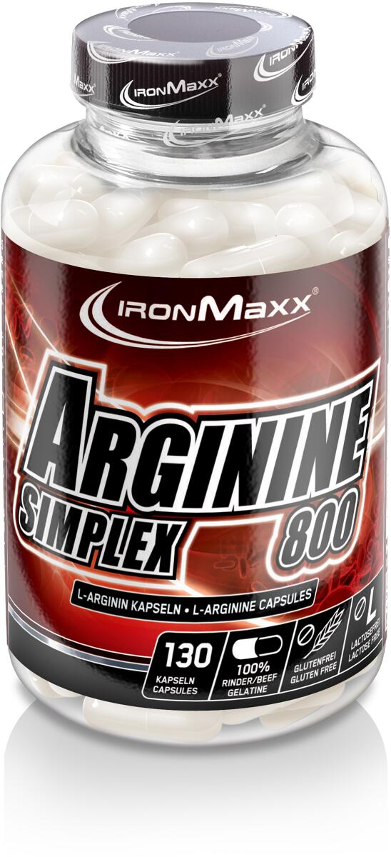 IronMaxx Arginin Simplex 800, 130 Kapseln Dose