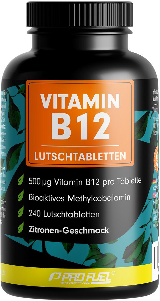 ProFuel Vitamin B12, 240 Lutschtabletten, Zitrone