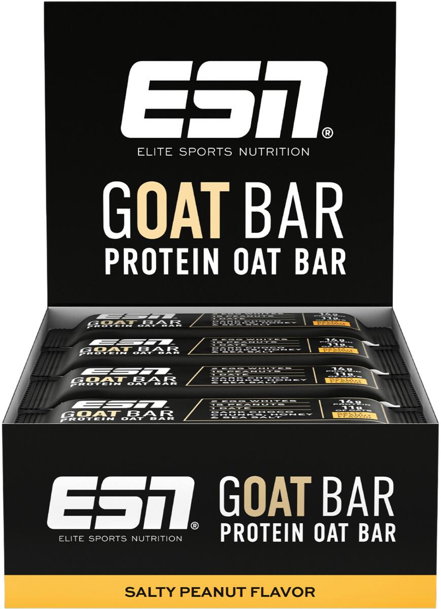 ESN Protein GOAT Oat Bar, 12 × 55 g Riegel, Salty Peanut