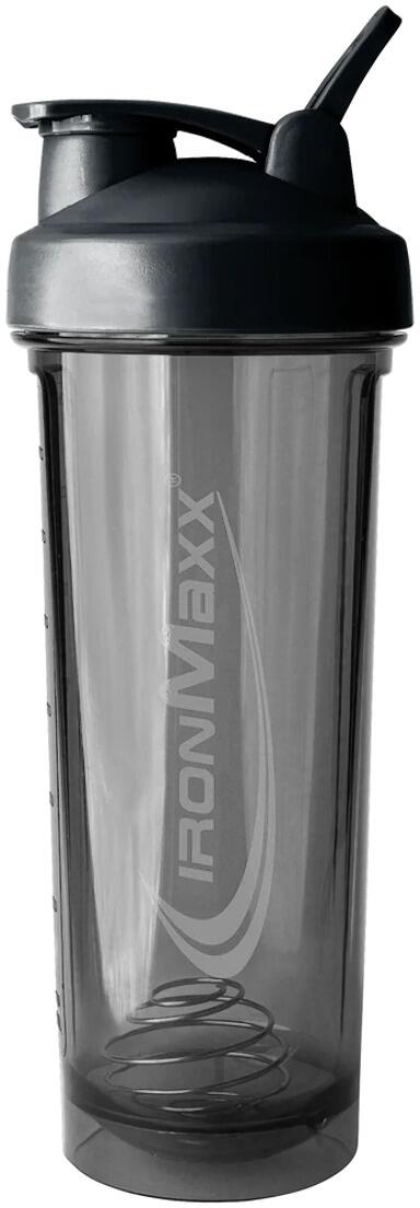 IronMaxx Premium Shaker, 700 ml Flasche, Deep Black