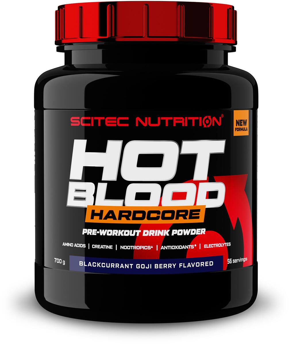 Scitec Nutrition Hot Blood Hardcore, 700 g Dose, Blackcurrant & Goji Berry