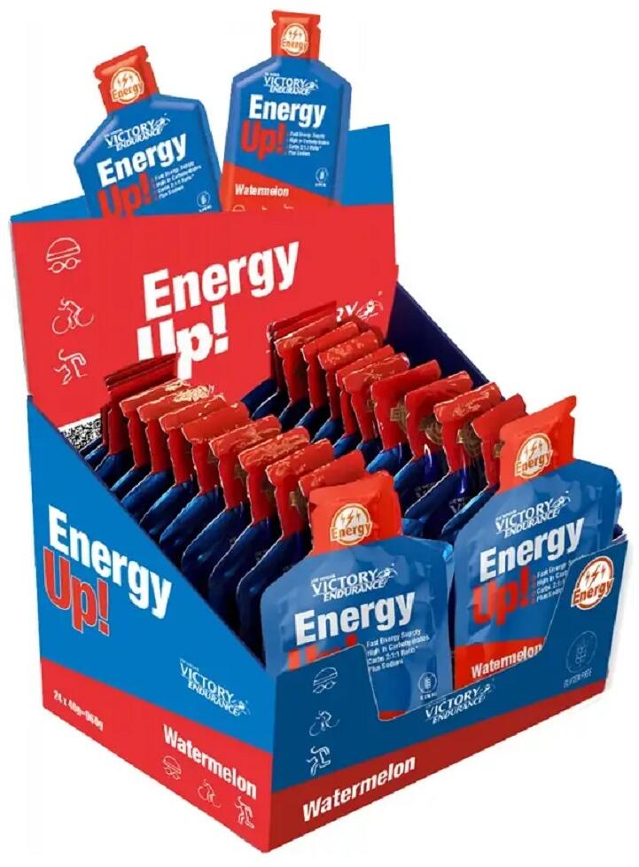 Joe Weider Victory Endurance Energy Up Gel, 24 x 40 g Beutel, Watermelon