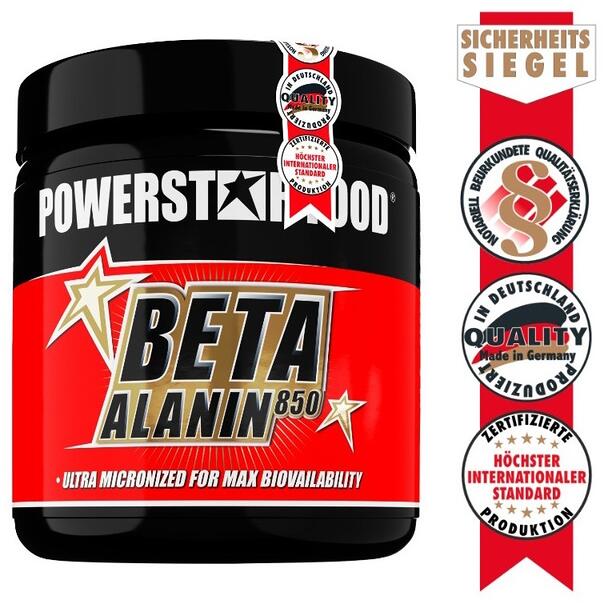 Powerstar Food BETA ALANIN 850, 300 Kapseln