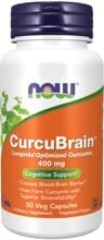 Now Foods CurcuBrain 400 mg, 50 Kapseln