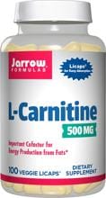Jarrow Formulas L-Carnitine Licaps - 500 mg, 100 Kapseln