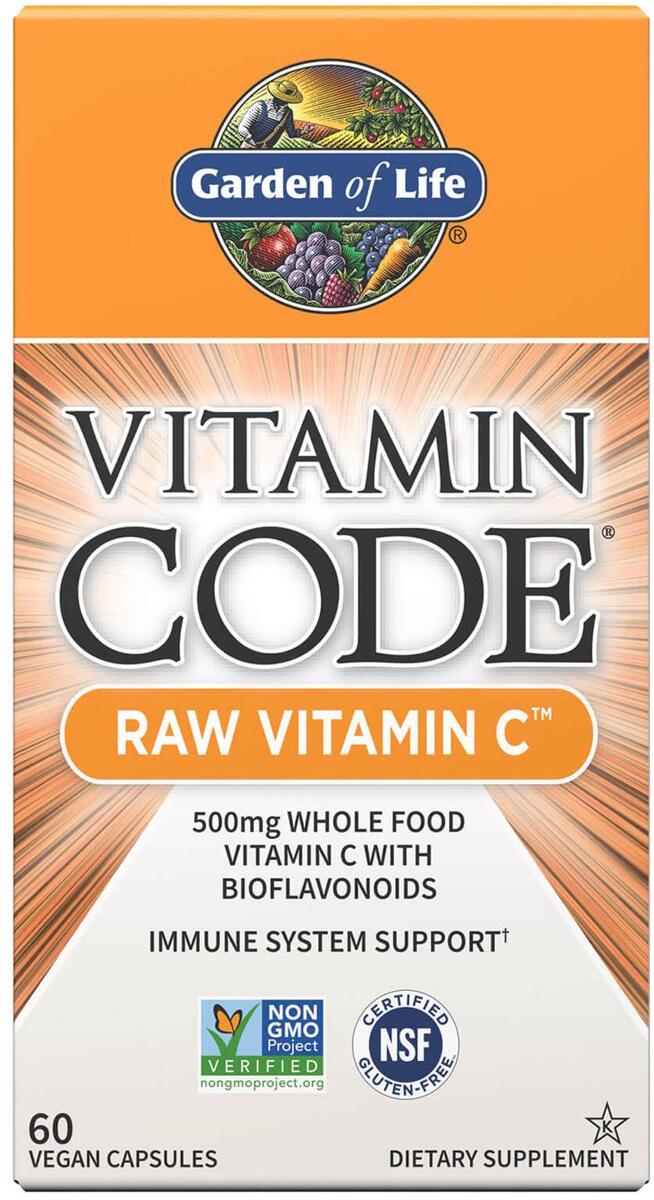Garden of Life Vitamin Code RAW Vitamin C, 60 Kapseln