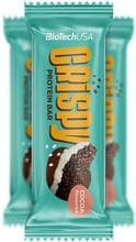 BioTech USA Crispy Protein Bar, 16 x 40 g Riegel, Cocoa