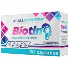 Allnutrition Biotin, 5000 µg, 30 Kapseln
