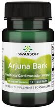 Swanson Arjuna Bark 40 mg 10:1 Extract, 60 Kapseln