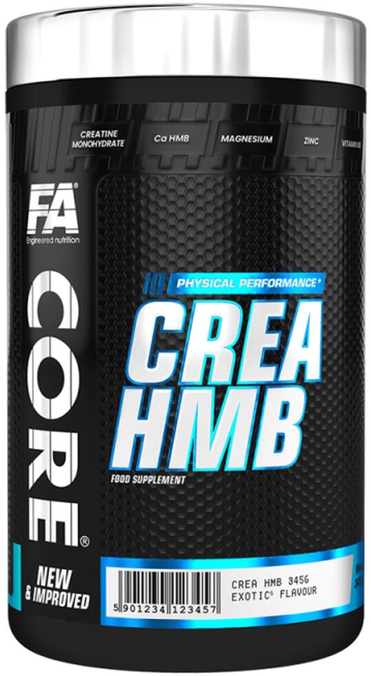 FA Nutrition Core Crea + Hmb, 345 g Dose, Orange Mango