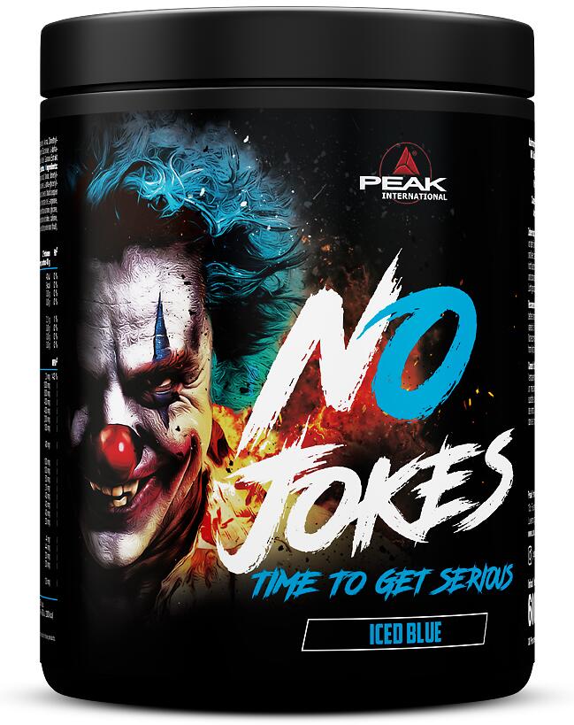 Peak No Jokes Pre Workout Booster, 600g Dose, Iced Blue