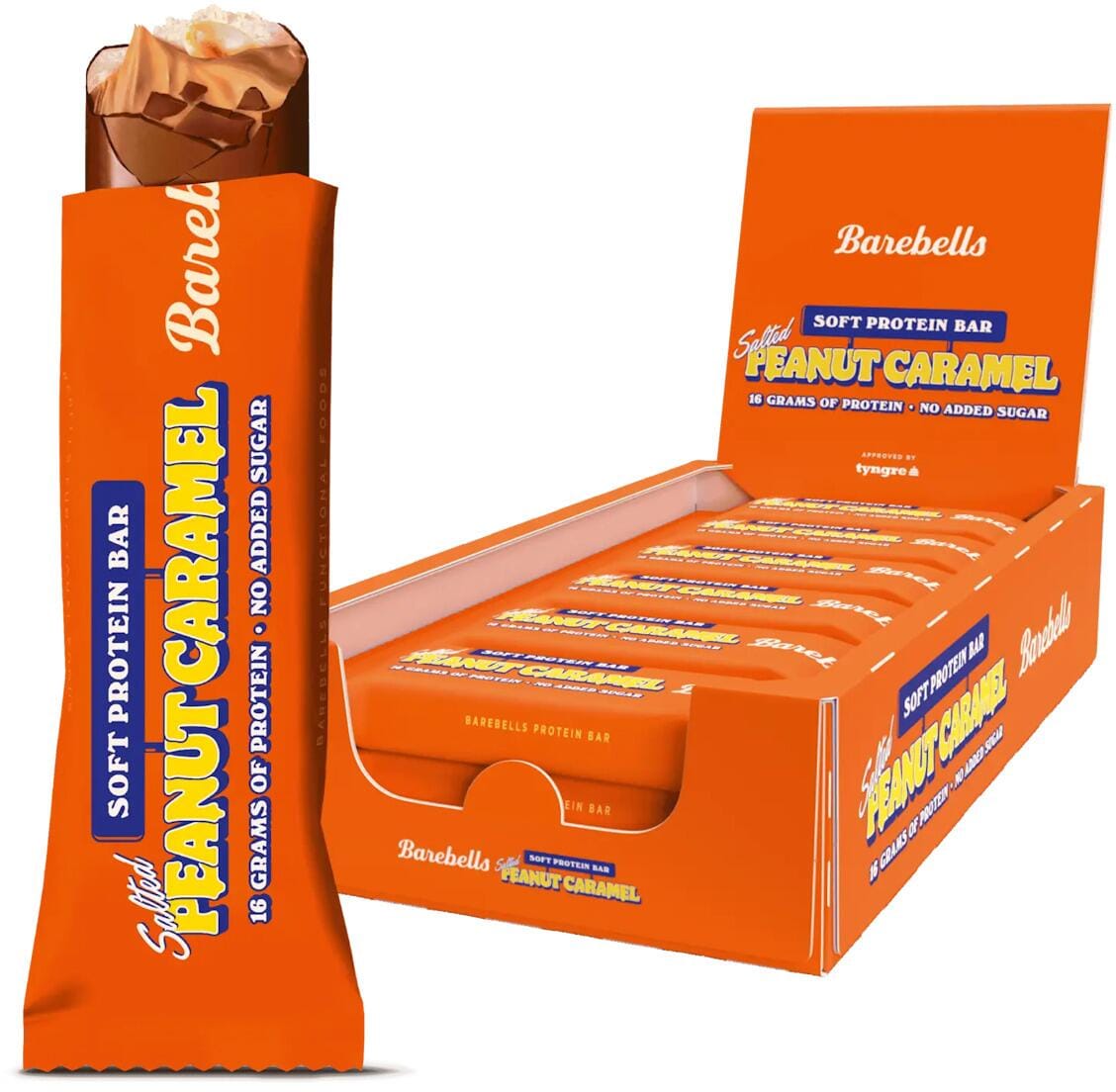 Barebells Soft Protein Bar, 12 x 55 g Riegel, Peanut Caramel bei Metasport