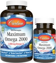 Carlson Labs Maximum Omega 2000, 90 + 30 Kapseln