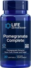 Life Extension Pomegranate Complete - Granatapfel Extrakt aus Frucht, Blüte & Samen, 30 Weichkapseln