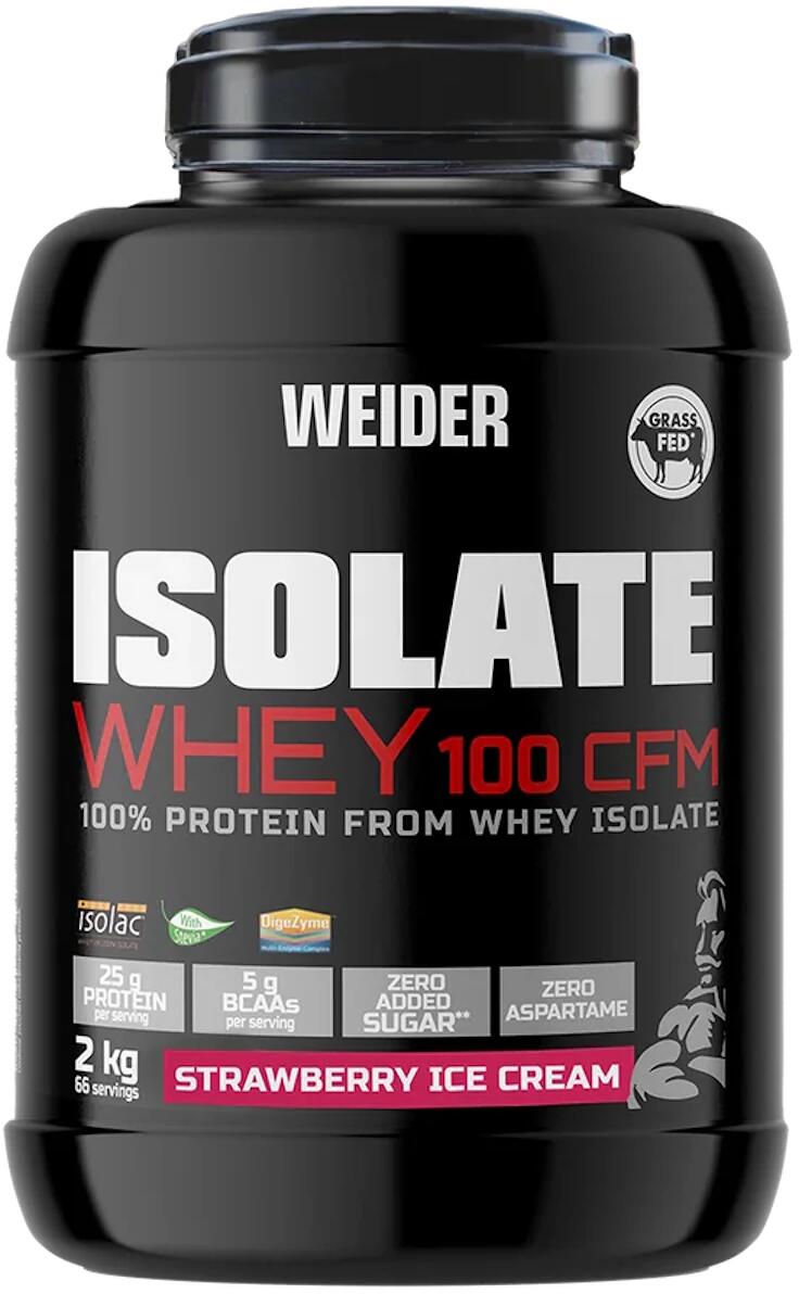 Weider Isolate Whey 100 CFM, 2000 g Dose, Strawberry Ice Cream bei ...