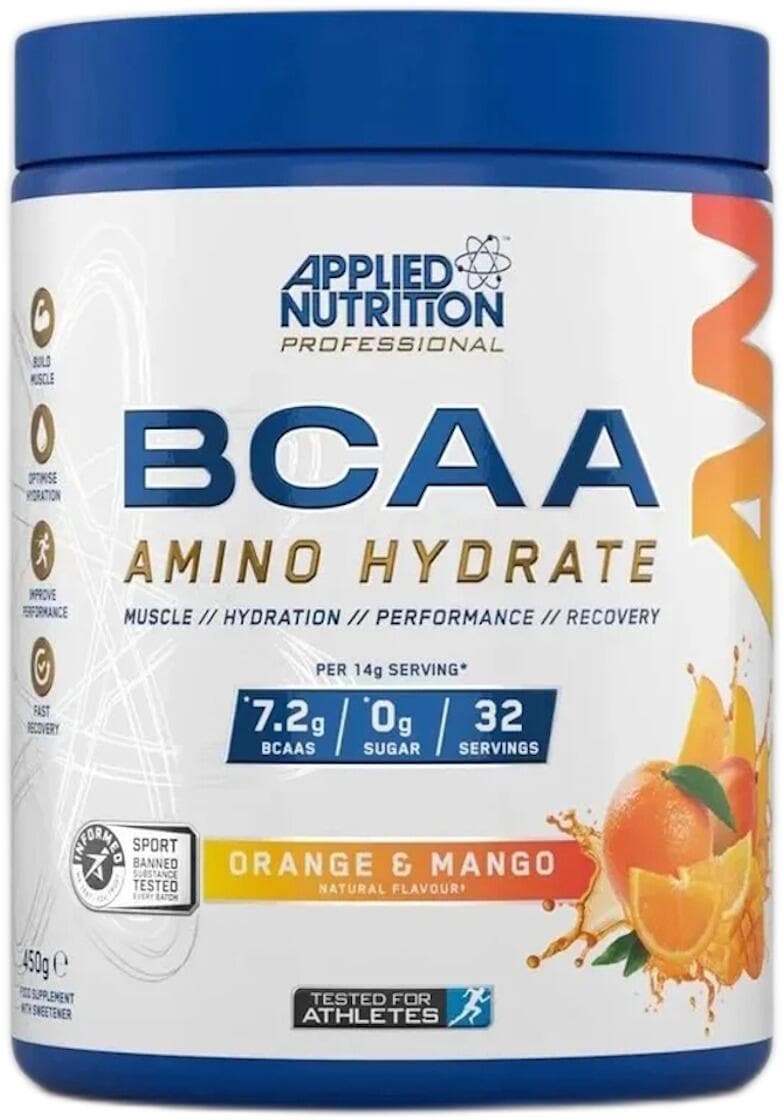 Applied Nutrition BCAA Amino-Hydrate, 450 g Dose, Orange & Mango