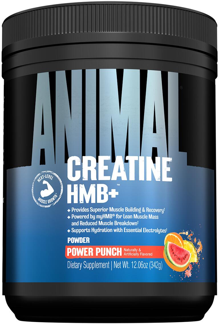 Universal Nutrition Animal Creatine HMB+, 342 g Dose, Power Punch